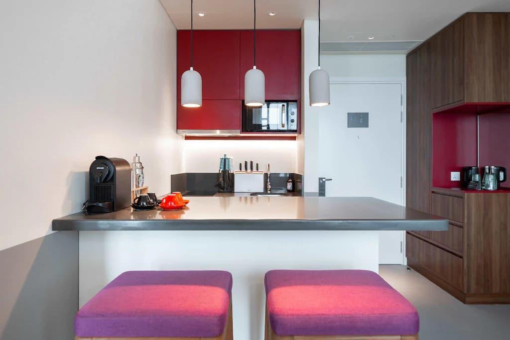 غرفة ثلاثية مع إطلالة على النهر	