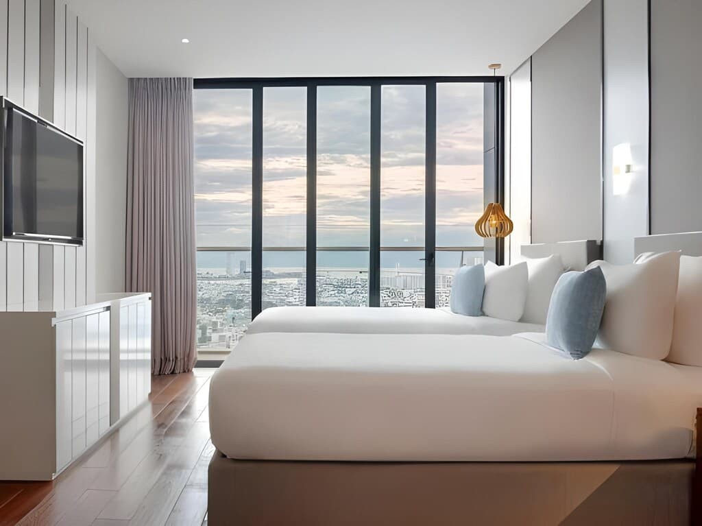 جناح تنفيذي اطلالة على المدينة مع شرفة و جاكوزي