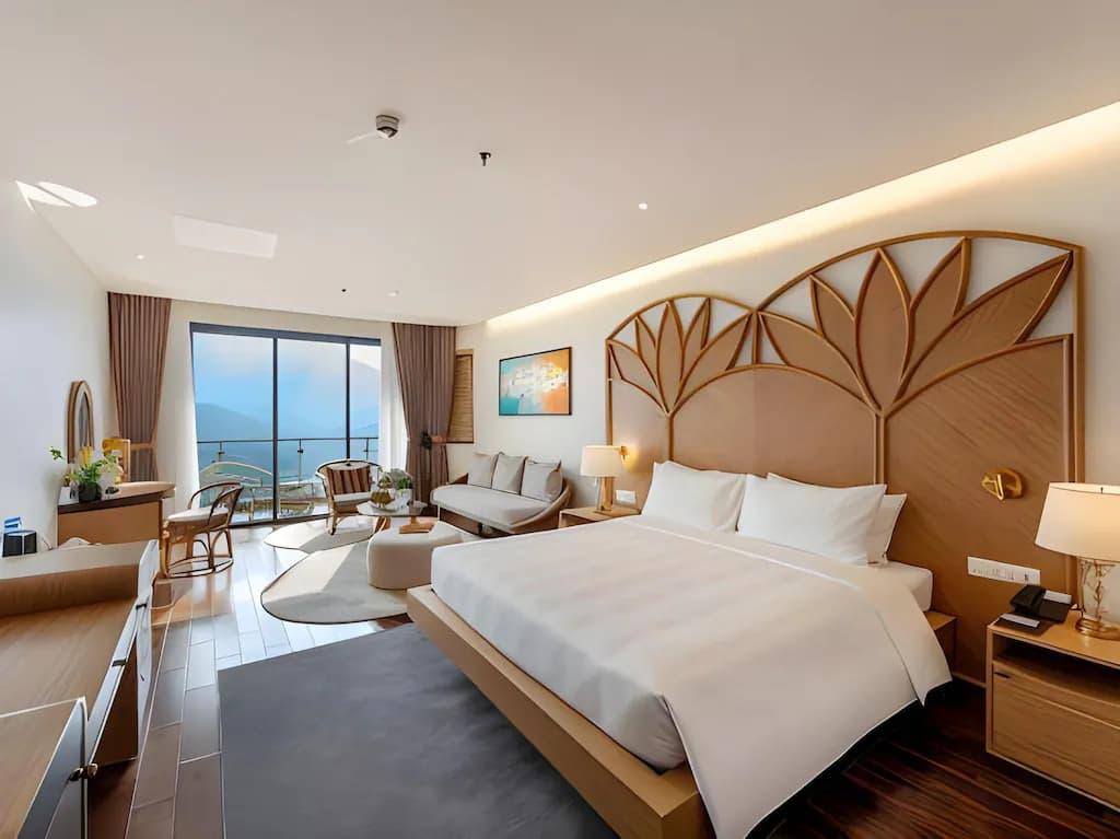 بريمير مع شرفة مطل على الجبل