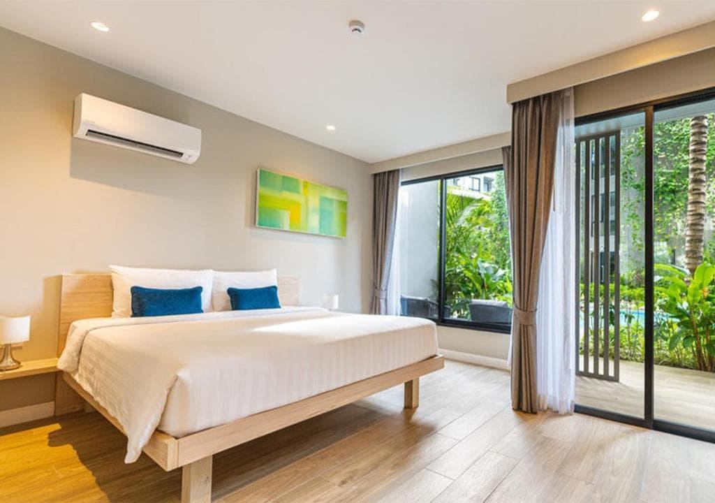 جناح بـ 3 غرف نوم مطل على المسبح