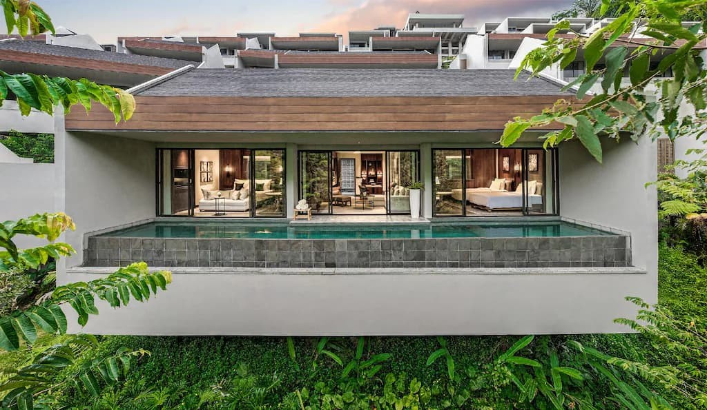 فيلا غرفتين نوم مع مسبح خاص