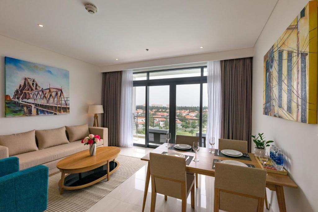 شقة غرفة نوم واحدة مع شرفة