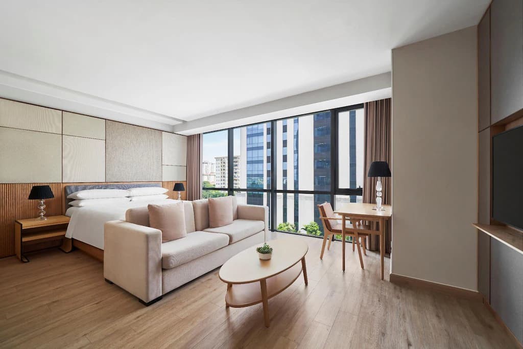 استوديو كلوب مطل على المدينة