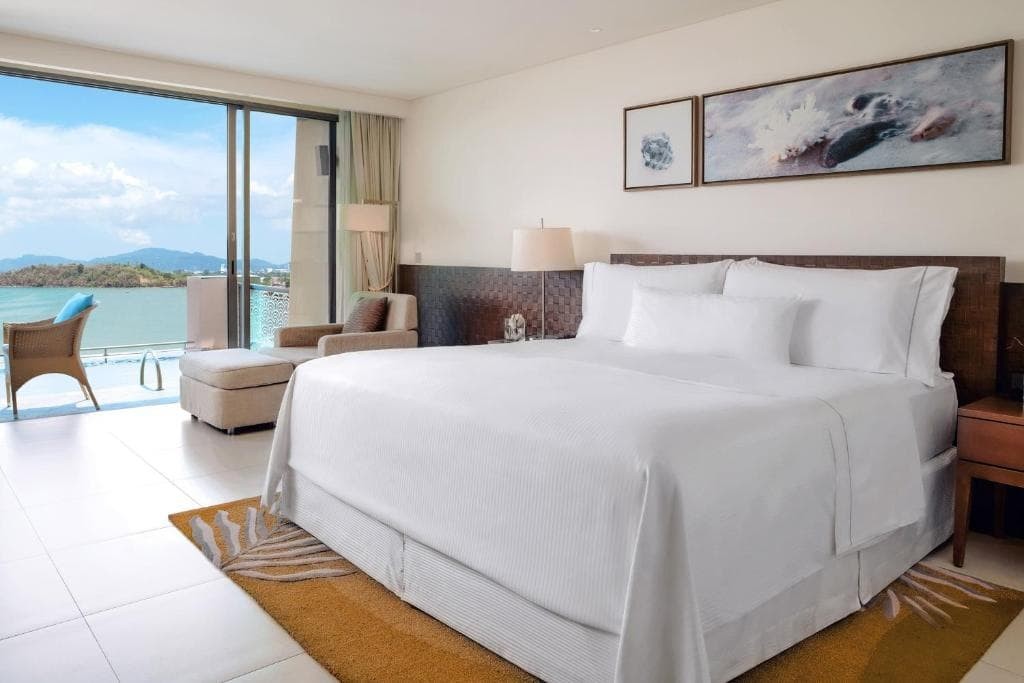  جناح ديلوكس مع مسبح خاص على البحر